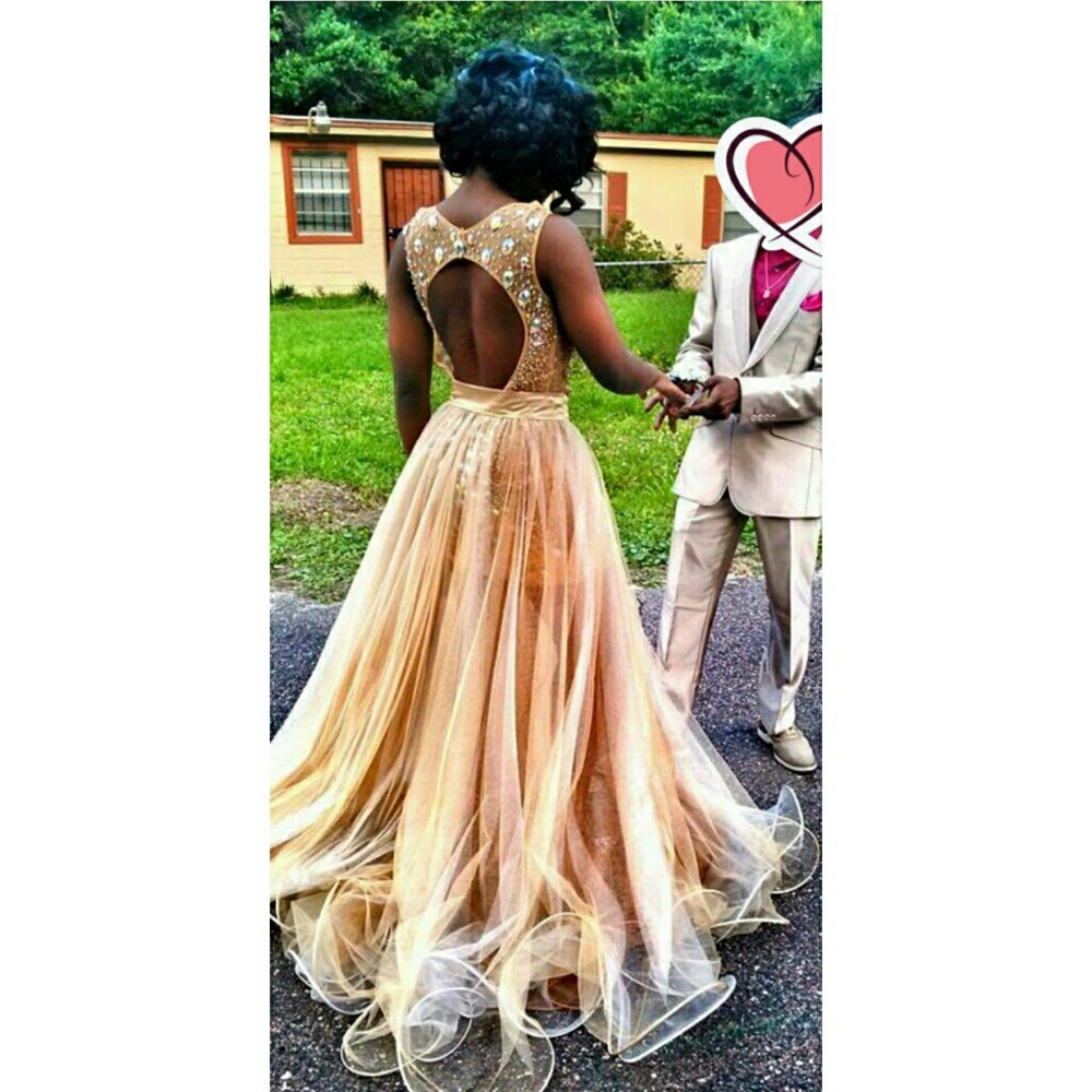 Handmade Vienna 2piece jeweled gown. 1of a kind